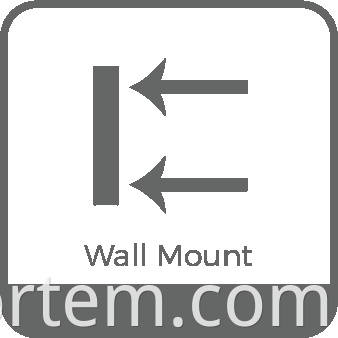 wall mounted emergency exit sign